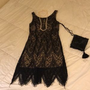 Art Deco Fringe Dress